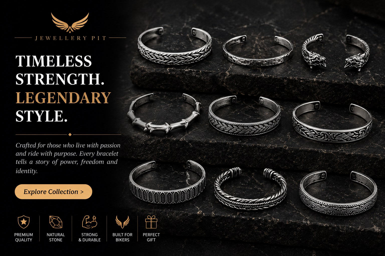 Jewellery PIT bileklik koleksiyonu kampanya görseli